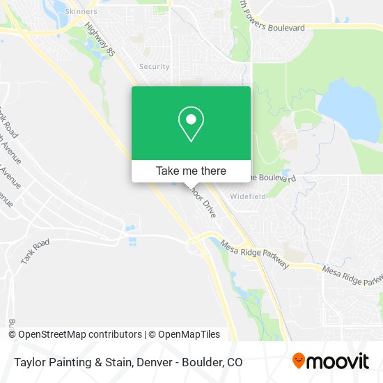 Mapa de Taylor Painting & Stain