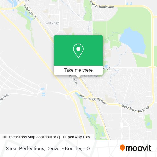 Shear Perfections map