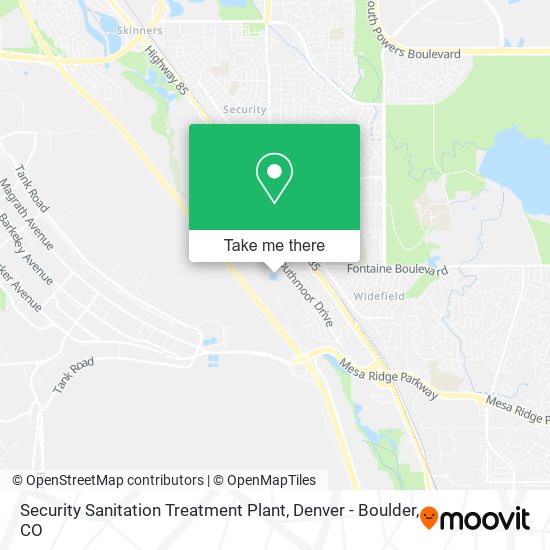 Security Sanitation Treatment Plant map