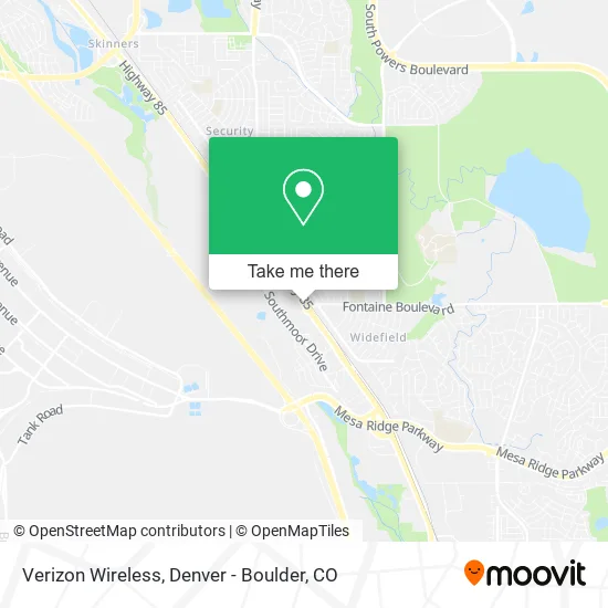 Verizon Wireless map