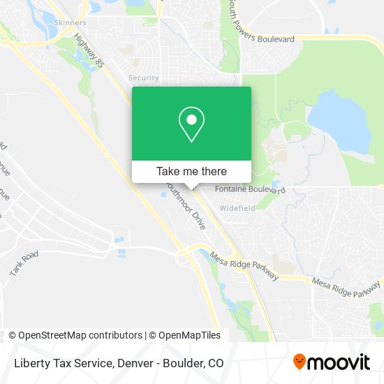 Liberty Tax Service map