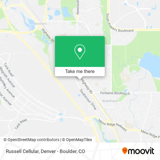 Russell Cellular map