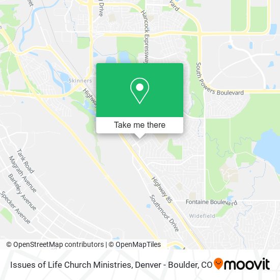 Issues of Life Church Ministries map