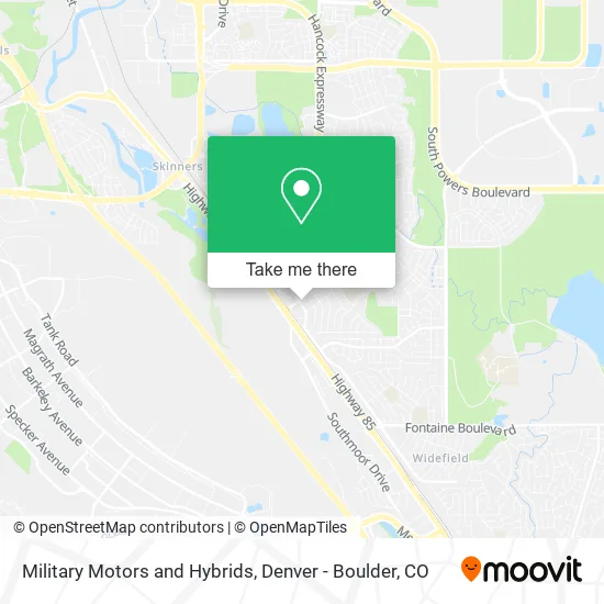 Military Motors and Hybrids map