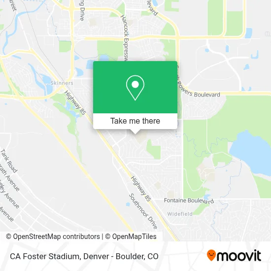 CA Foster Stadium map
