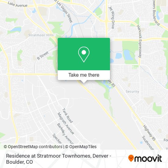 Residence at Stratmoor Townhomes map