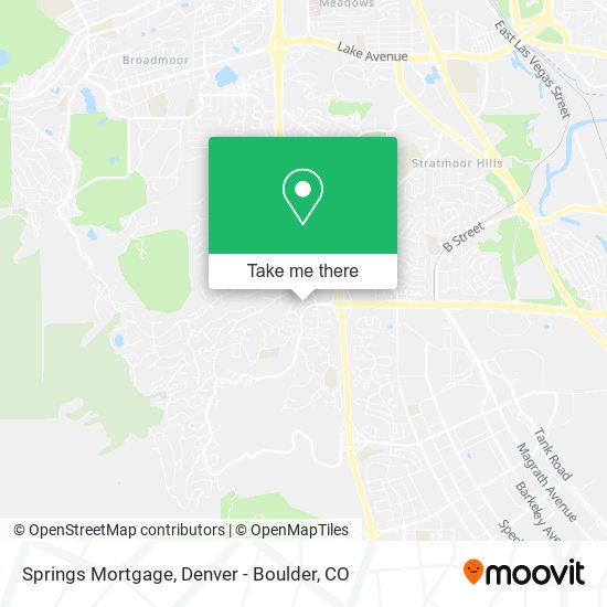 Springs Mortgage map