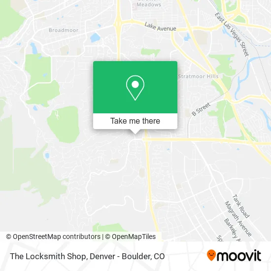 The Locksmith Shop map