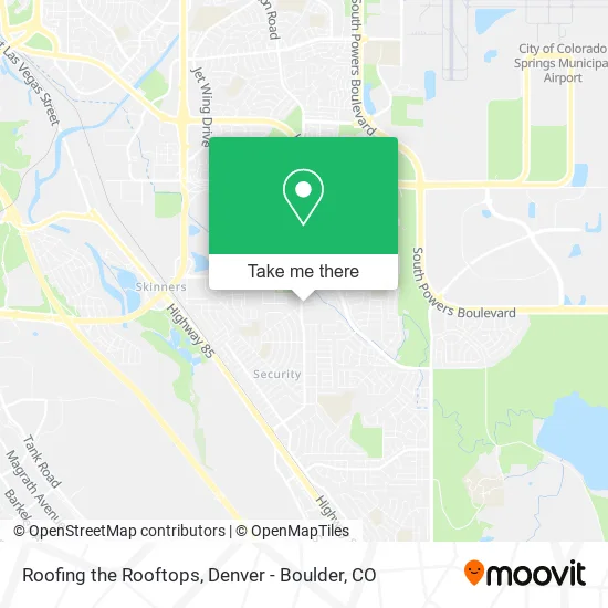 Roofing the Rooftops map