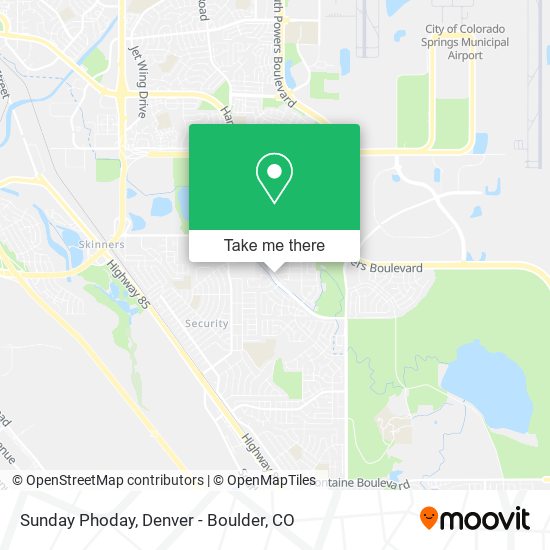 Sunday Phoday map