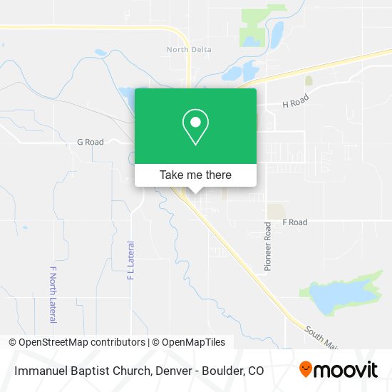 Immanuel Baptist Church map
