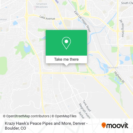 Krazy Hawk's Peace Pipes and More map