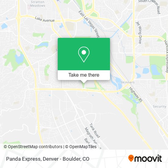 Panda Express map