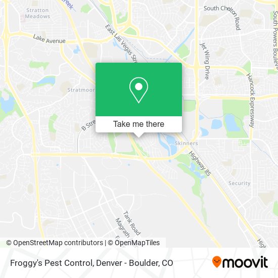 Mapa de Froggy's Pest Control