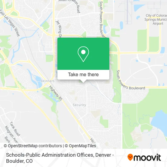 Schools-Public Administration Offices map