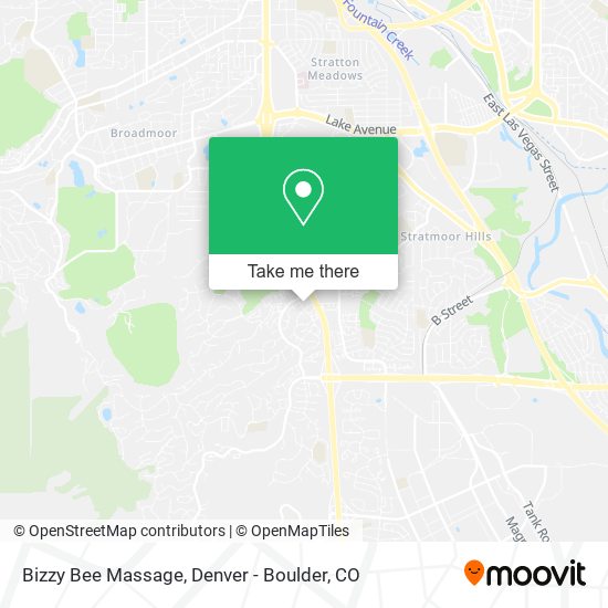 Mapa de Bizzy Bee Massage