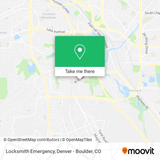 Locksmith Emergency map