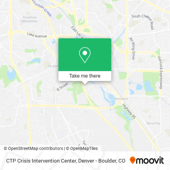 CTP Crisis Intervention Center map