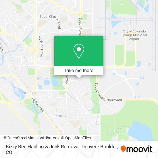 Mapa de Bizzy Bee Hauling & Junk Removal