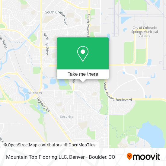 Mountain Top Flooring LLC map