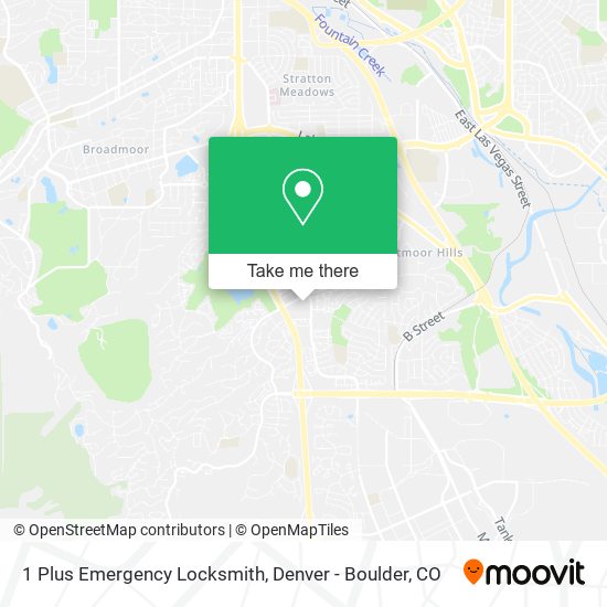 1 Plus Emergency Locksmith map