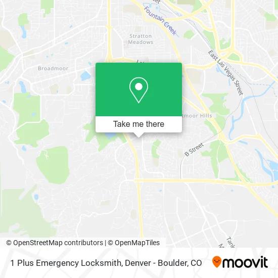 1 Plus Emergency Locksmith map
