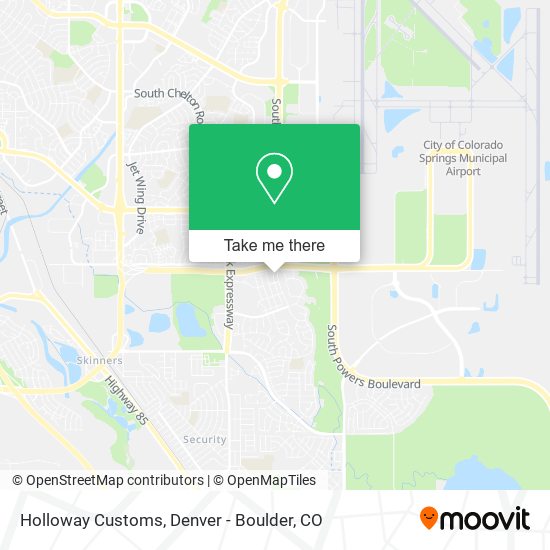 Holloway Customs map