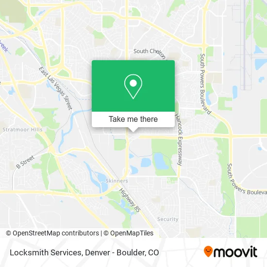 Locksmith Services map