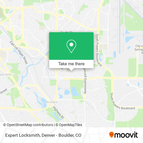 Expert Locksmith map