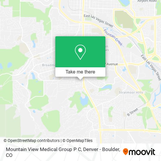 Mountain View Medical Group P C map