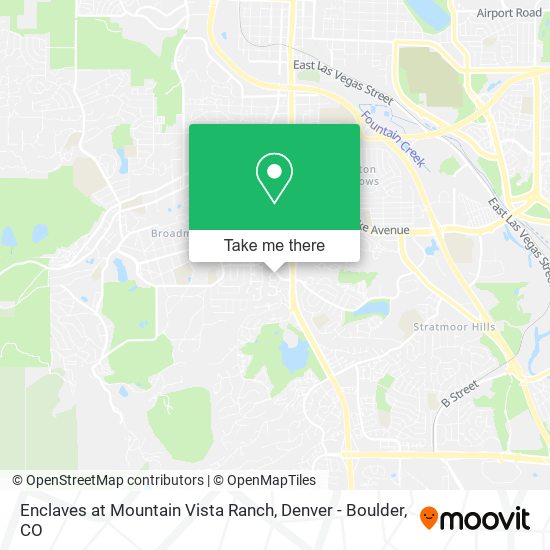 Enclaves at Mountain Vista Ranch map