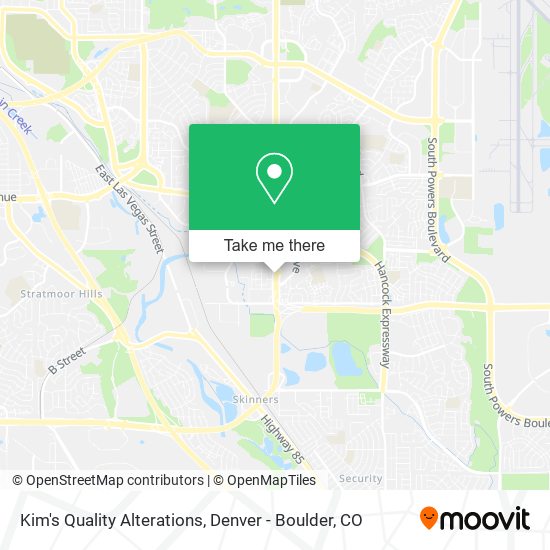 Kim's Quality Alterations map