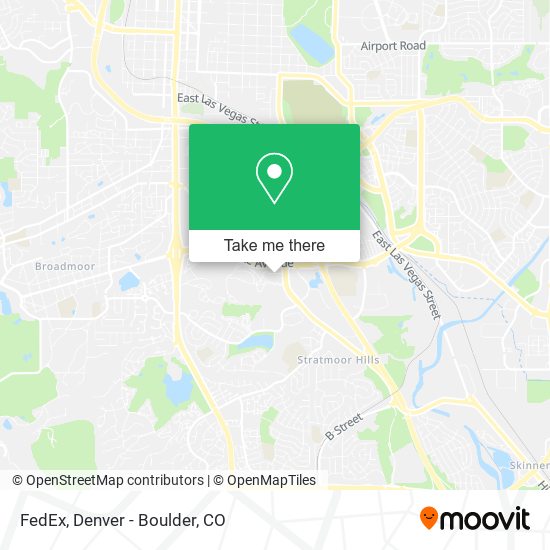 Mapa de FedEx