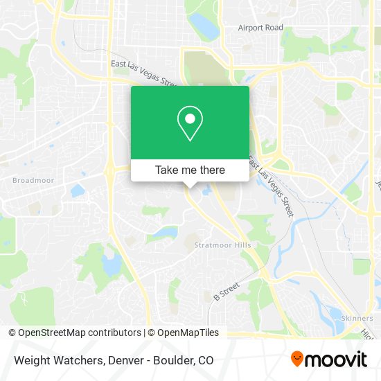 Mapa de Weight Watchers