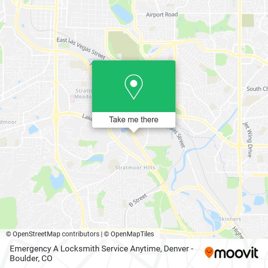 Mapa de Emergency A Locksmith Service Anytime