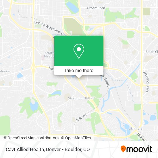Cavt Allied Health map