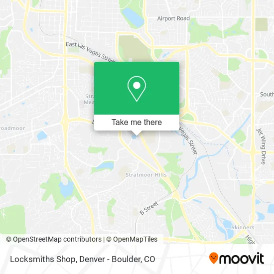 Locksmiths Shop map