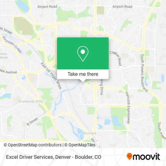 Excel Driver Services map