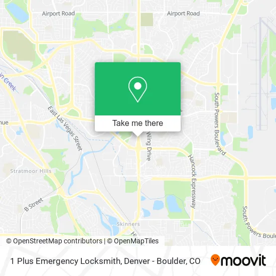 1 Plus Emergency Locksmith map