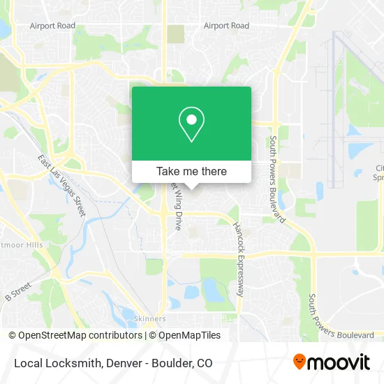 Local Locksmith map