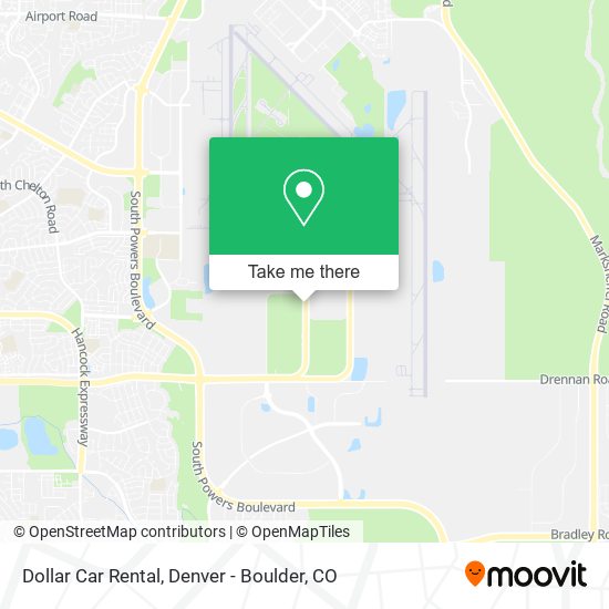 Dollar Car Rental map