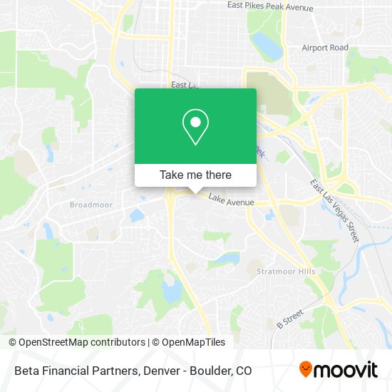 Beta Financial Partners map