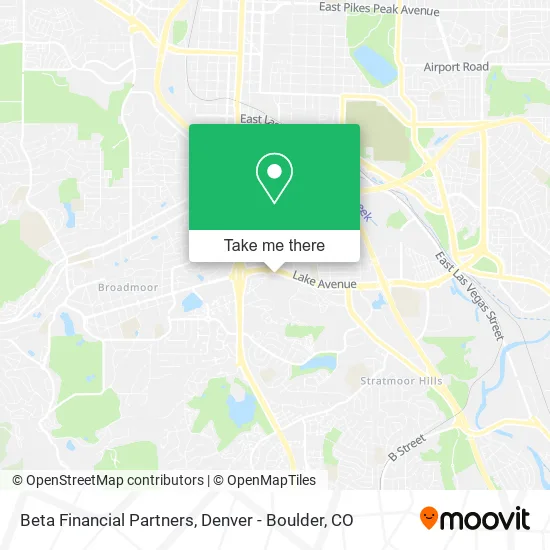 Beta Financial Partners map