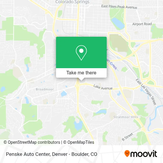 Penske Auto Center map