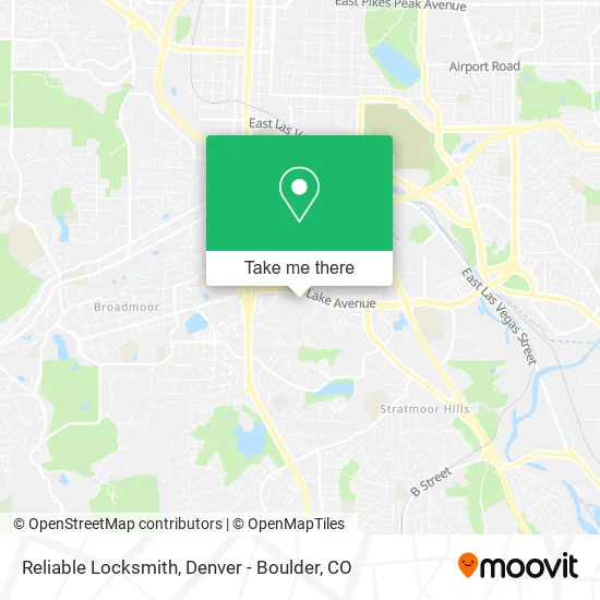 Reliable Locksmith map