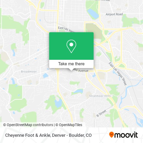 Cheyenne Foot & Ankle map