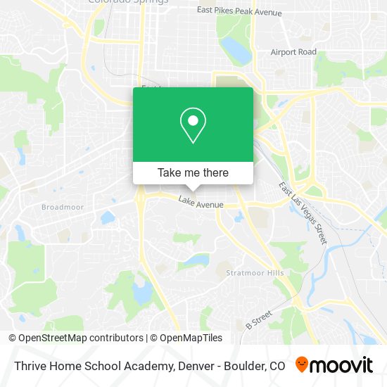 Mapa de Thrive Home School Academy