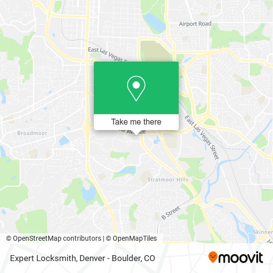 Mapa de Expert Locksmith