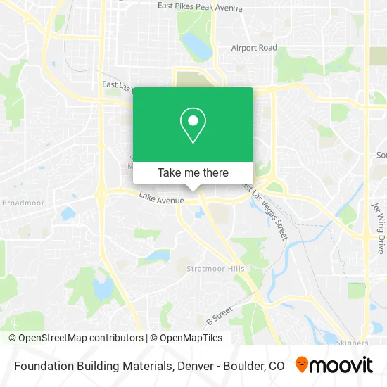 Foundation Building Materials map