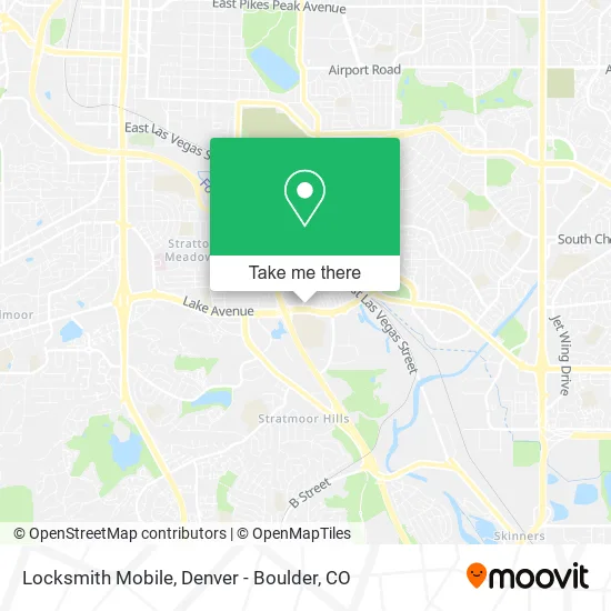 Locksmith Mobile map